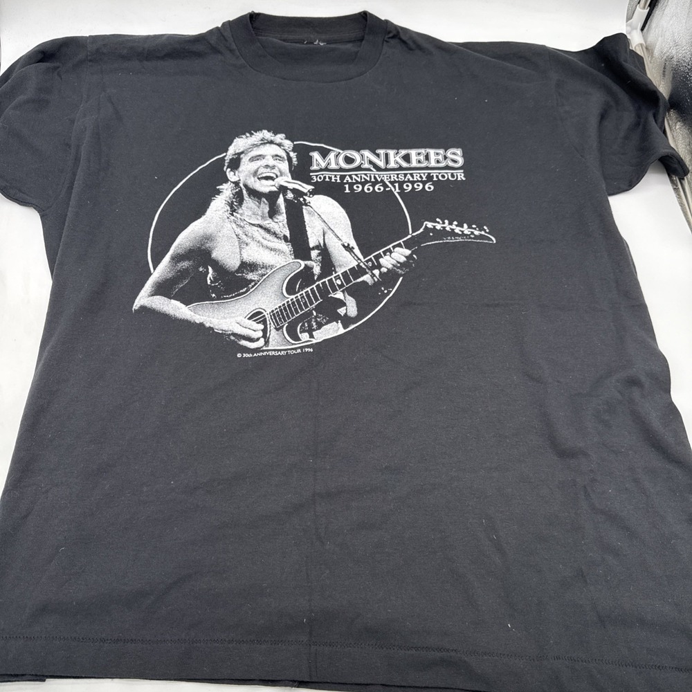 Vintage 1996 THE MONKEES 30th Anniversary Tour T-Shirt 1996 (No Tag)